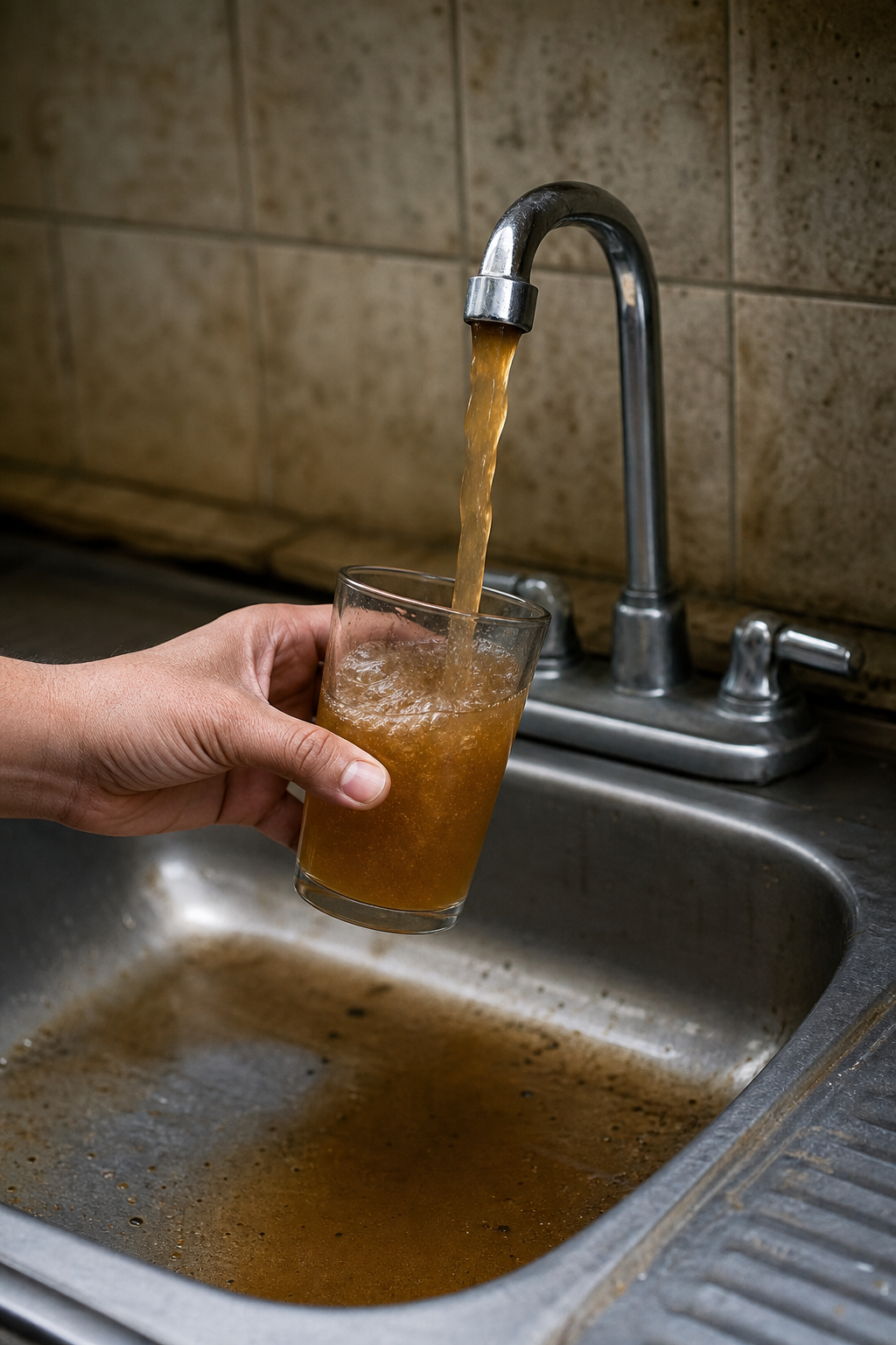 Ciudadanos de Jalisco denuncian agua de color café y con mal olor