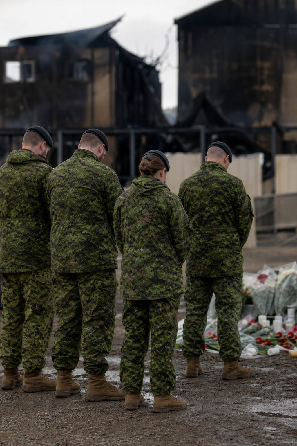 Canadá identifica a cuatro militares muertos en incendio de la base Wainwright