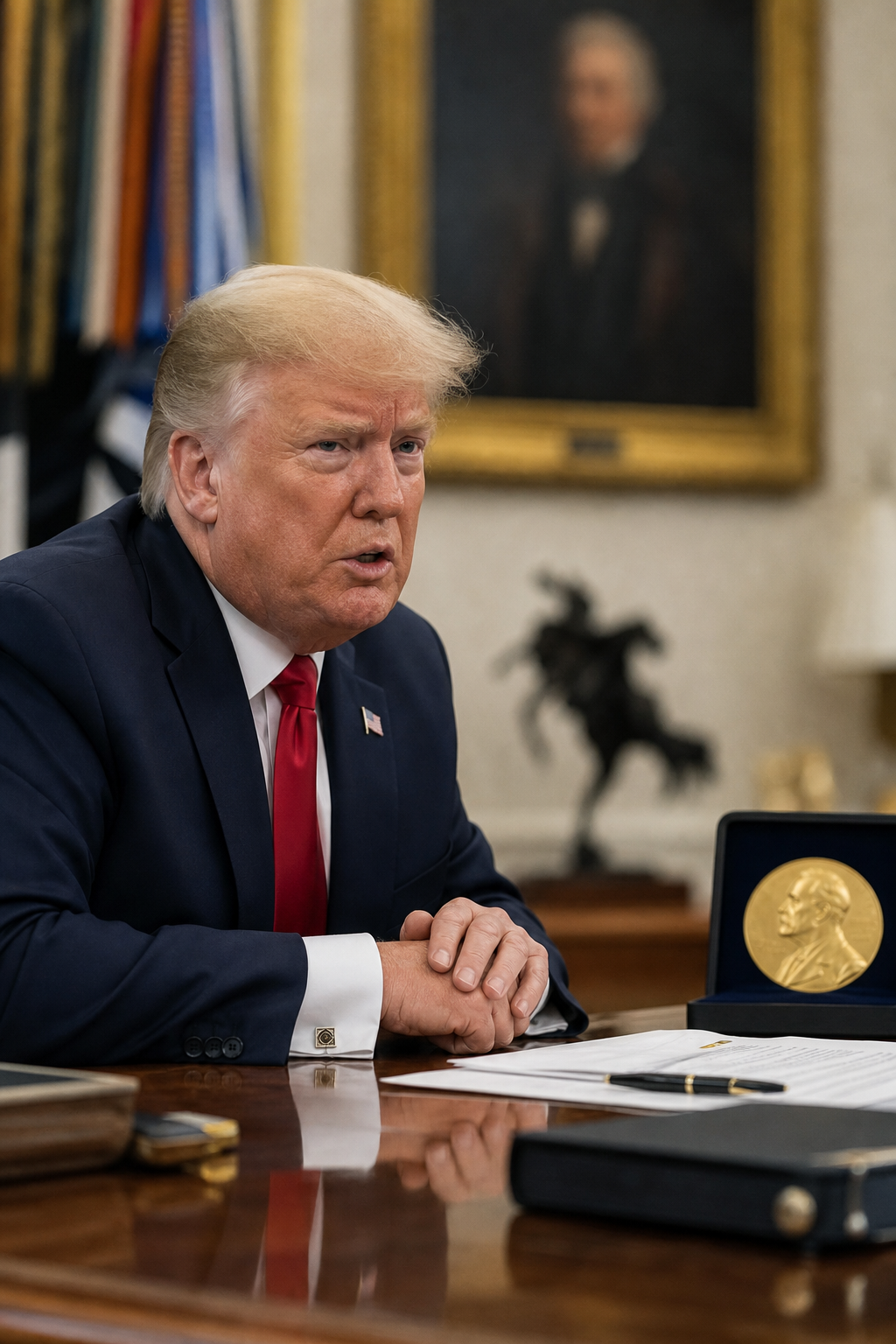 Donald Trump afirmó que resolvió ocho guerras y se postuló para el Nobel de la Paz