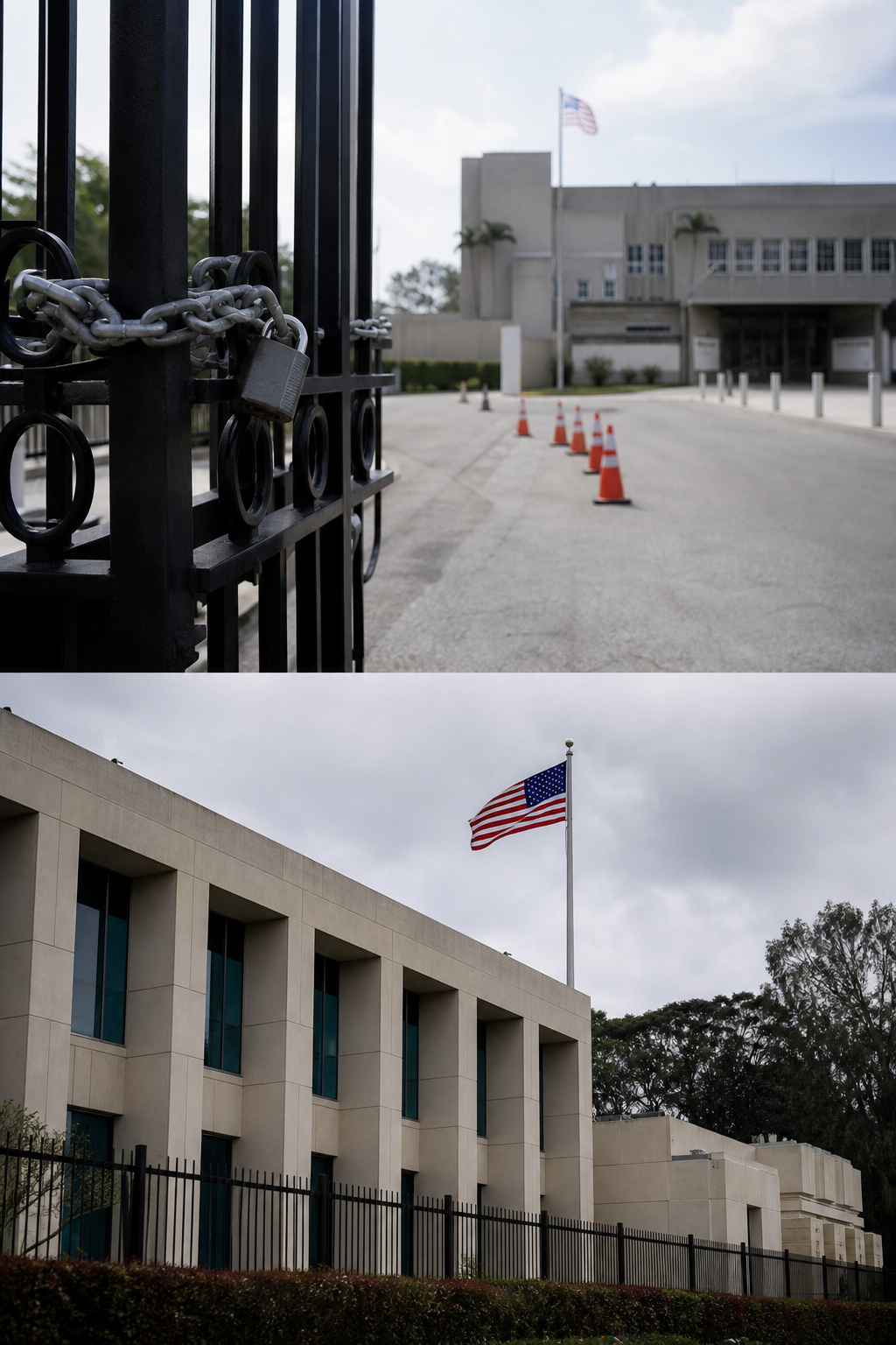 Estados Unidos suspende servicios consulares en Brasil y cierra embajada en Australia