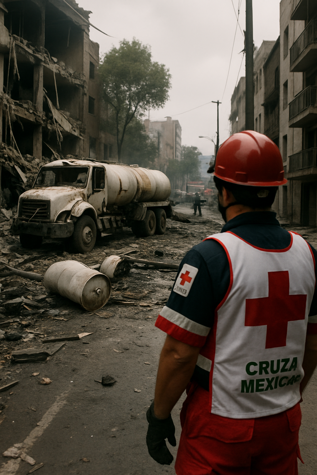 Explosión en una gasera de Lomas de Coacalco, Estado de México