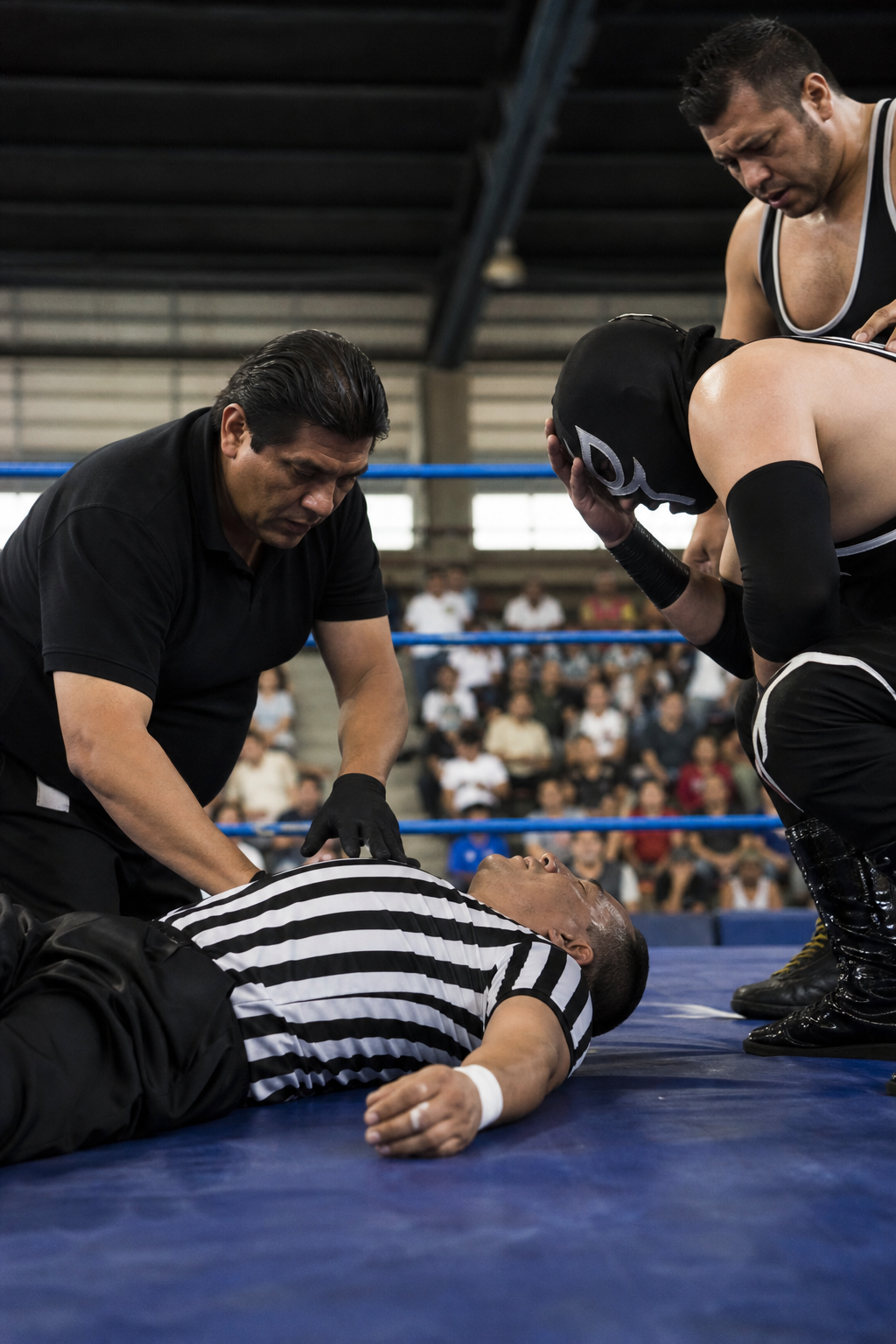 Fallece el réferi Gerardo Germán Pineda ‘El Búho’ durante función de lucha libre