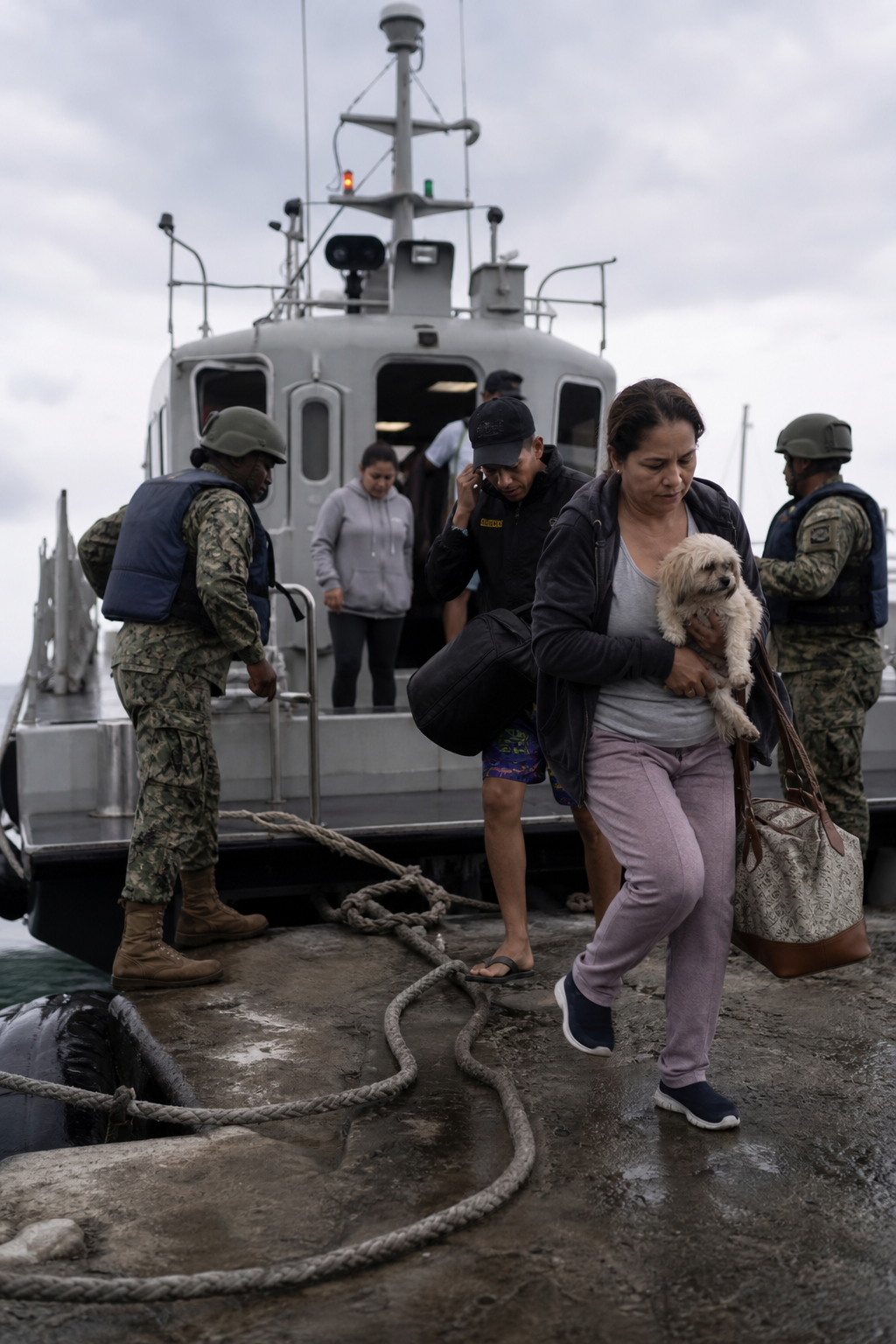 Marina evacúa a aproximadamente 80 personas y 9 mascotas en Jalisco por huracán Simón