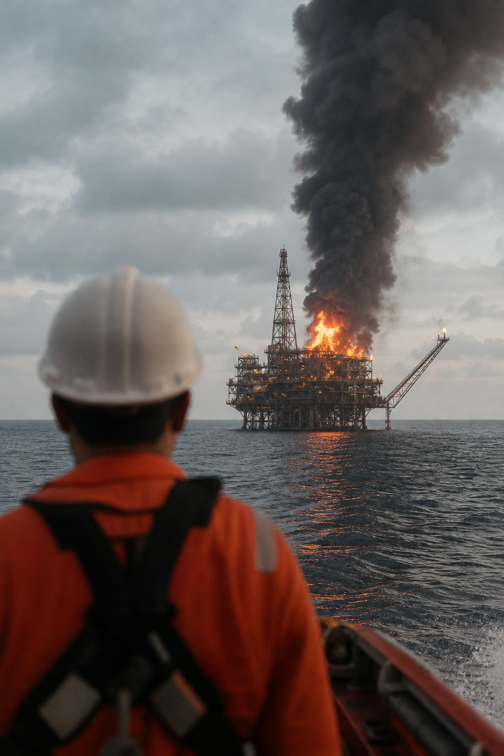 Petróleos Mexicanos reporta incendio en la plataforma Abkatún-H