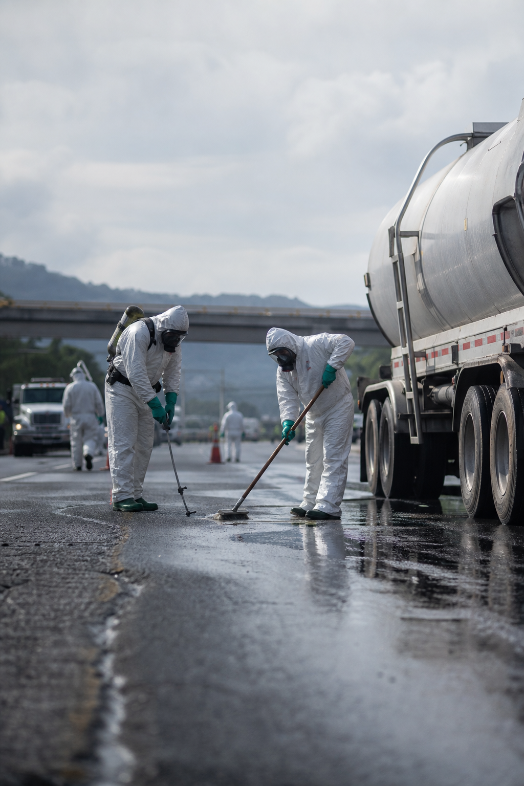 Protección Civil de Jalisco informa fuga de ácido nítrico en la carretera Guadalajara