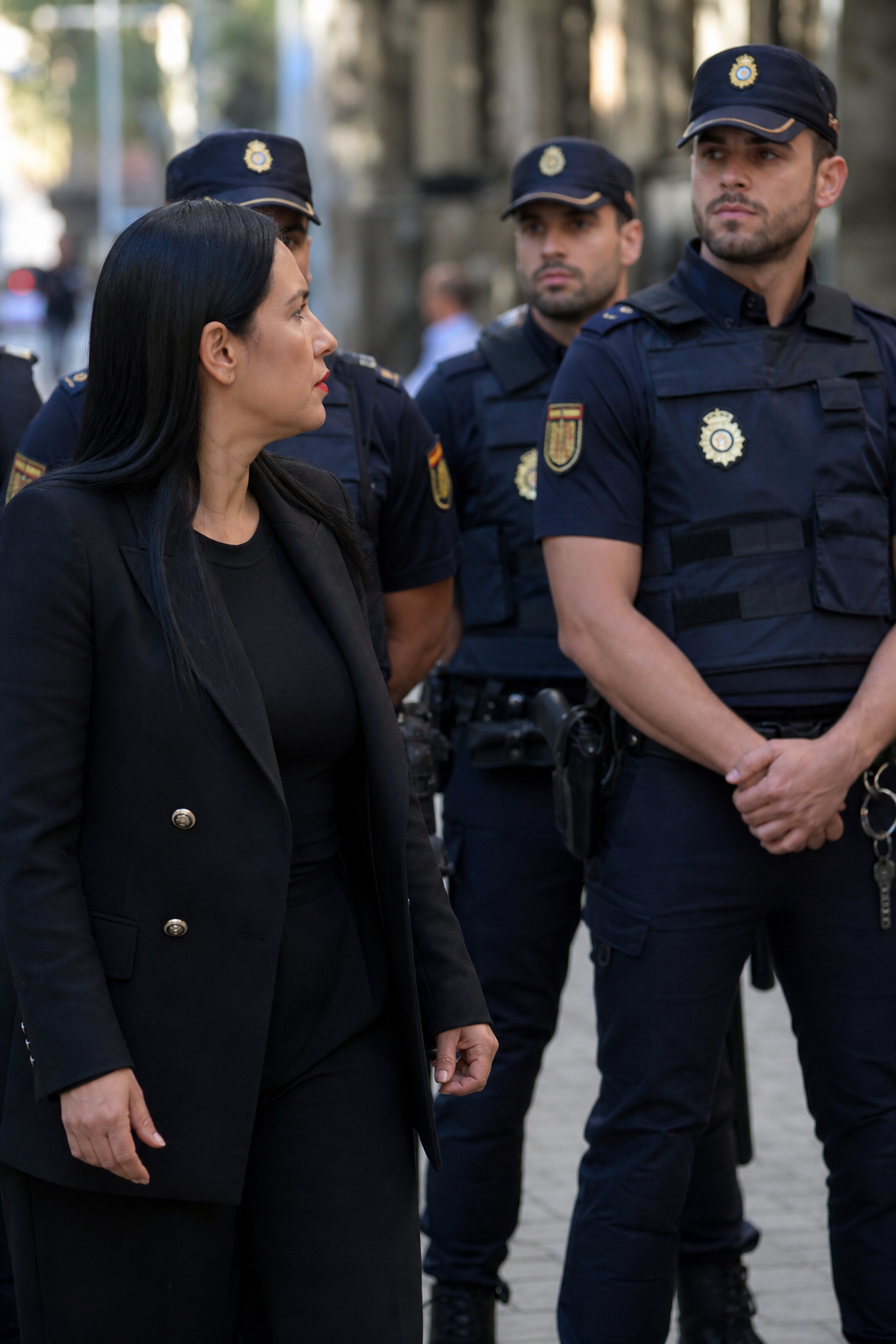 Sandra Cuevas dijo “Parecen modelos” al describir a policías españoles