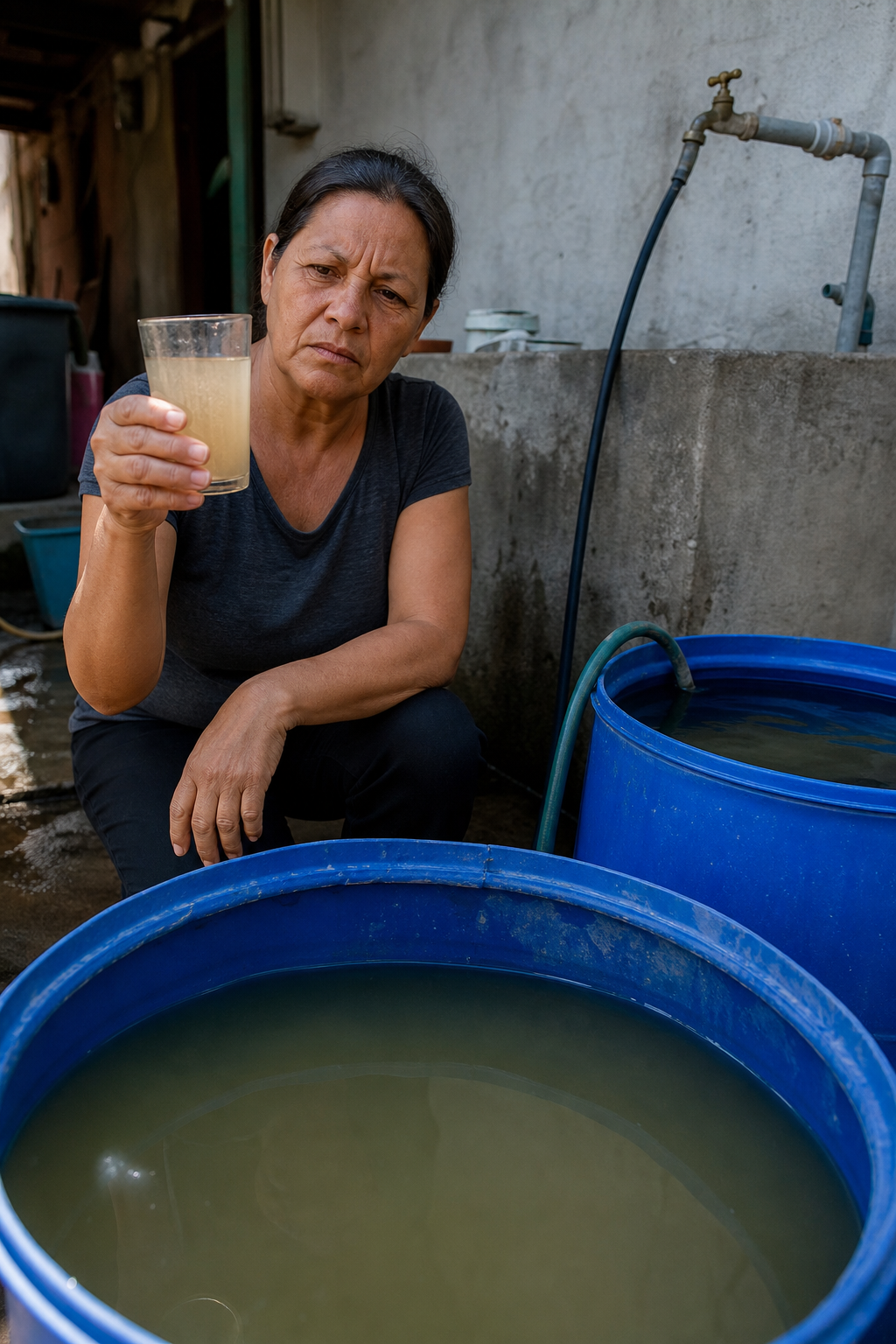 Seis años de denuncias por agua turbia, malos olores y cortes elevaron la crisis hídrica en Guad