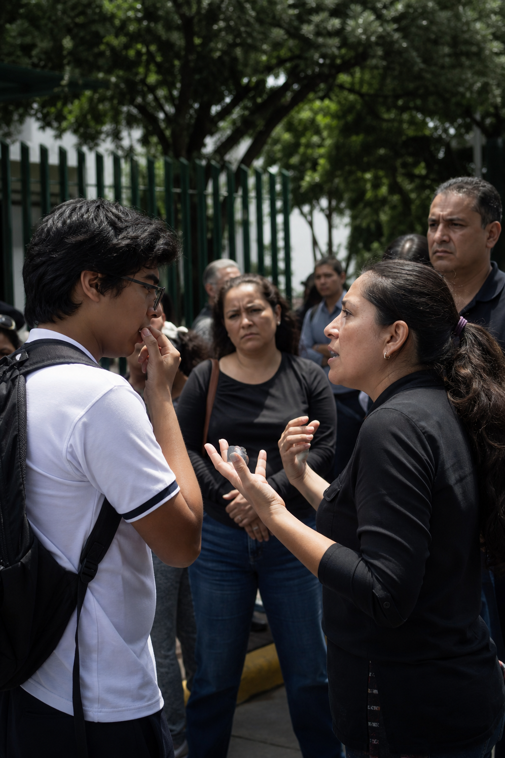 Estudiantes y padres vivieron tensión en Preparatoria 2 de la UAEM en Cuernavaca
