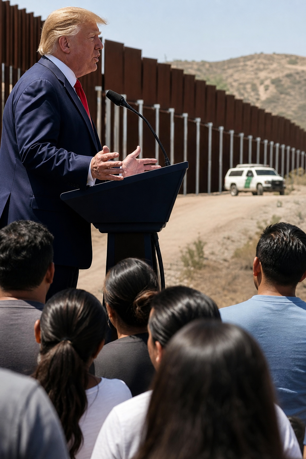 Trump defiende su política migratoria pese a pérdida de apoyo entre votantes hispanos