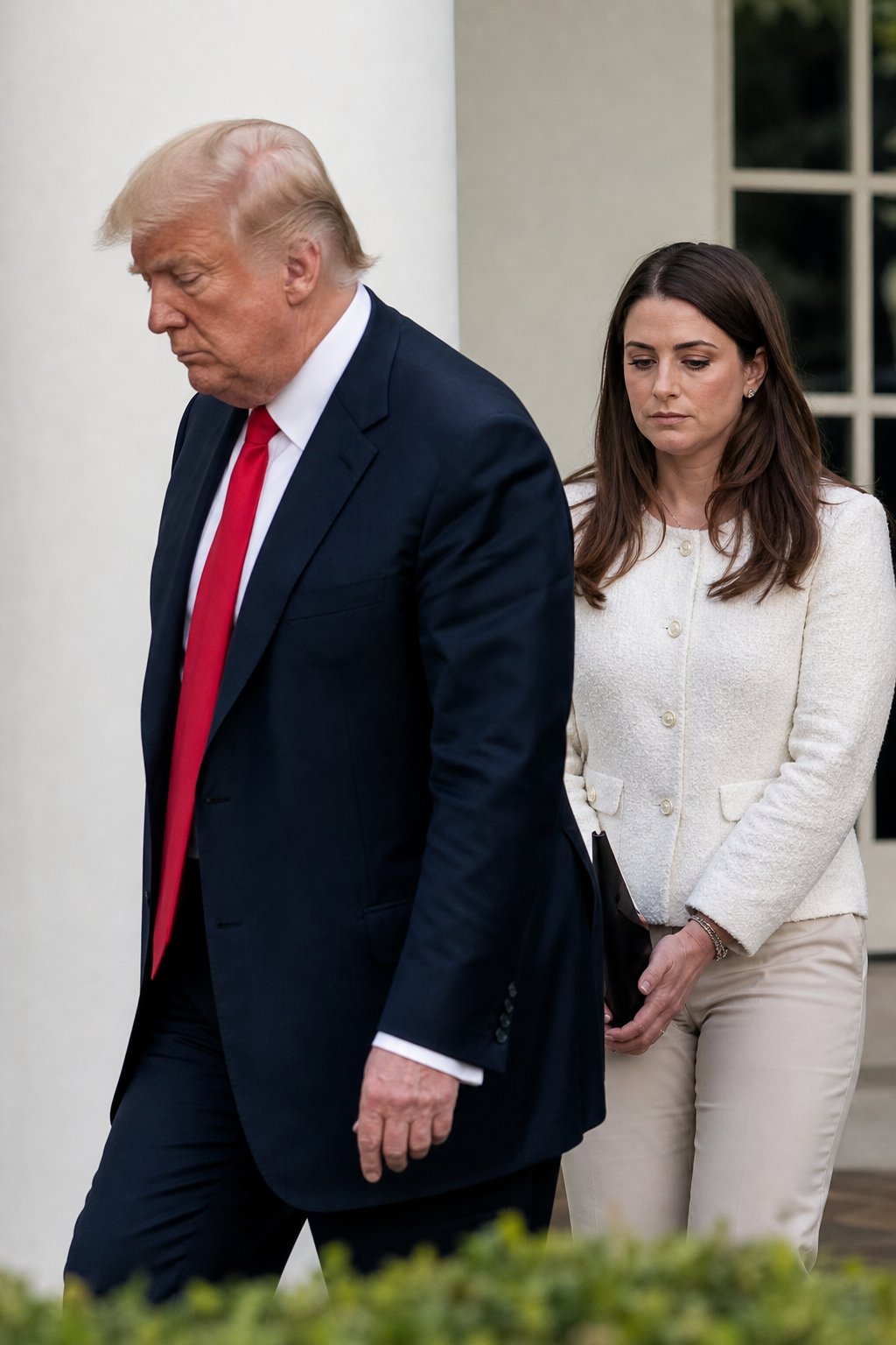 Trump despide a Katie Zacharia como secretaria de Prensa de la Casa Blanca